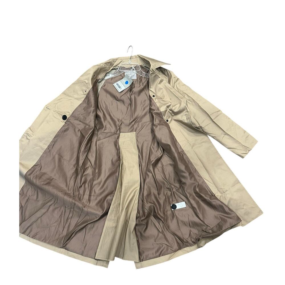 Everlane The Modern Trench Coat Khaki Missing Belt City Coastal Outerwear Small - Picture 6 of 10